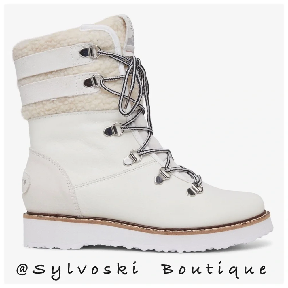 🔥ROXY Brandi - Leather Boots for Women NWT - Picture 4 of 13